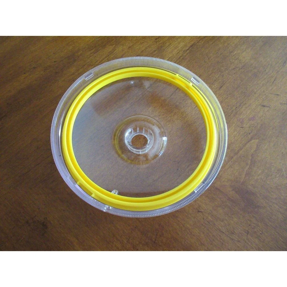 Donvier Chillfast 1 Pint Ice Cream Maker Japan Part Only: Lid w/ Yellow Seal Rim